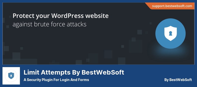 Limit Attempts by BestWebSoft Plugin - a Security Plugin for Login and Forms