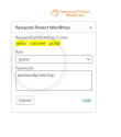 PPWP A WordPress Password Protect Page Plugin BWPS 2