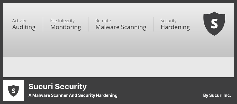Sucuri Security Plugin - A Malware Scanner and Security Hardening