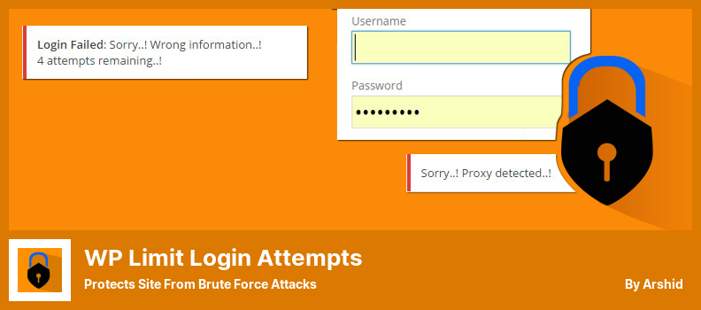 WP Limit Login Attempts Plugin - Protects Site From Brute Force Attacks