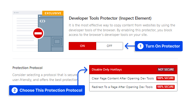 3 Disable developer tools hotkeys in WordPress