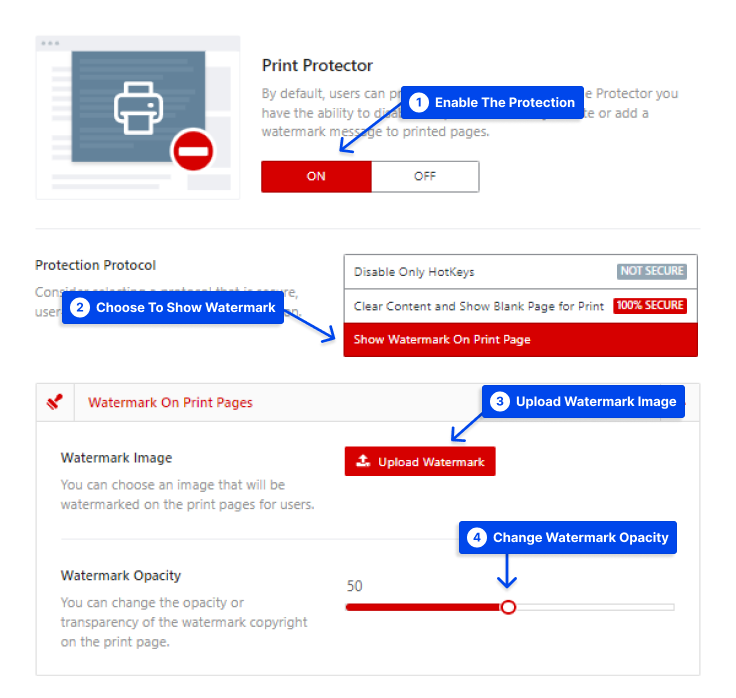 4 how to set a watermark on printed page