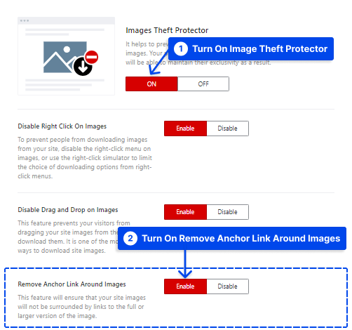 5 Remove Anchor Link Around Images