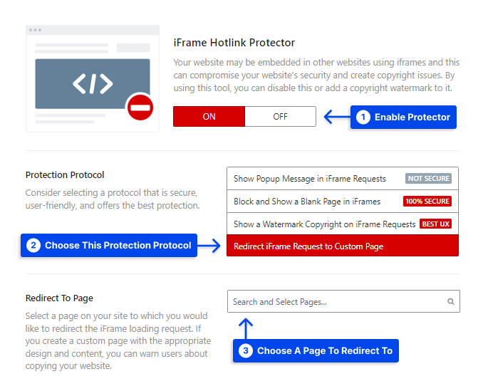 5 redirect iframe request