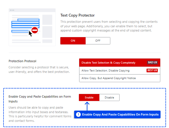 7 enable copy paste on form inputs